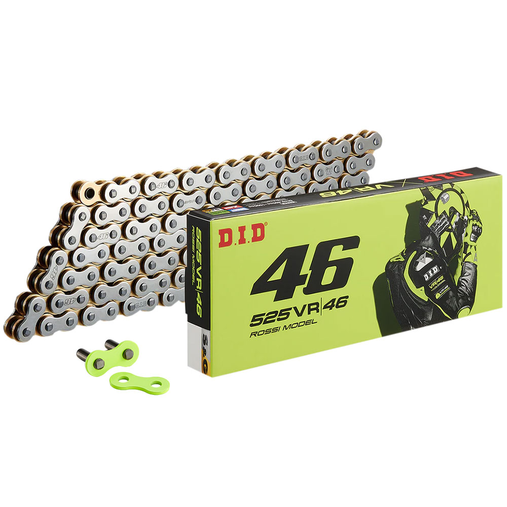 525VR46SG-120L DID 525VR46SG Lanac srebrno-zlatni 120 linkova