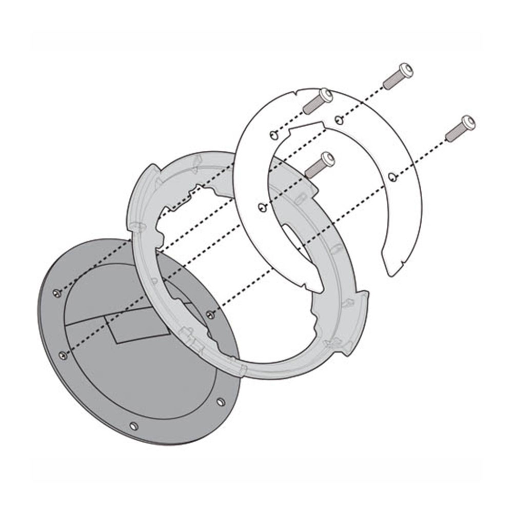 BF10 GIVI BF10 Nosač Tanklock torbe Suzuki DL 1000 V Strom (02-11)