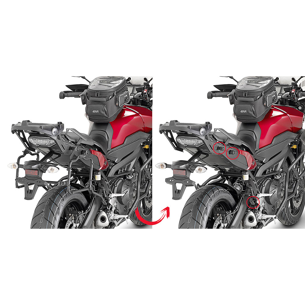 PLR2122 GIVI PLR2122 Nosač bočnih kofera Yamaha MT09 Tracer (15-17)