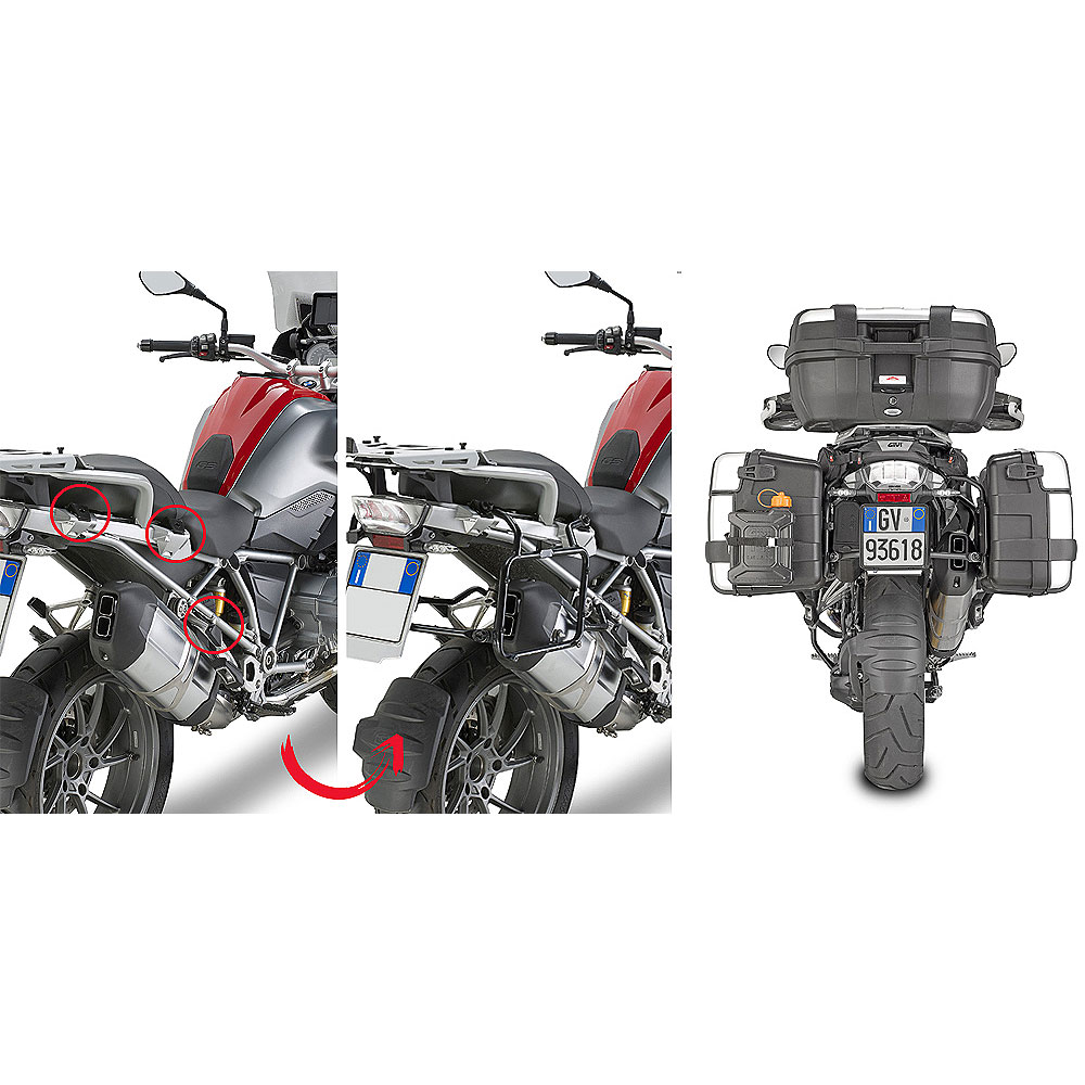 PLR5108 GIVI PLR5108 Nosač bočnih kofera BMW R 1200 / 1250 GS (13-23)
