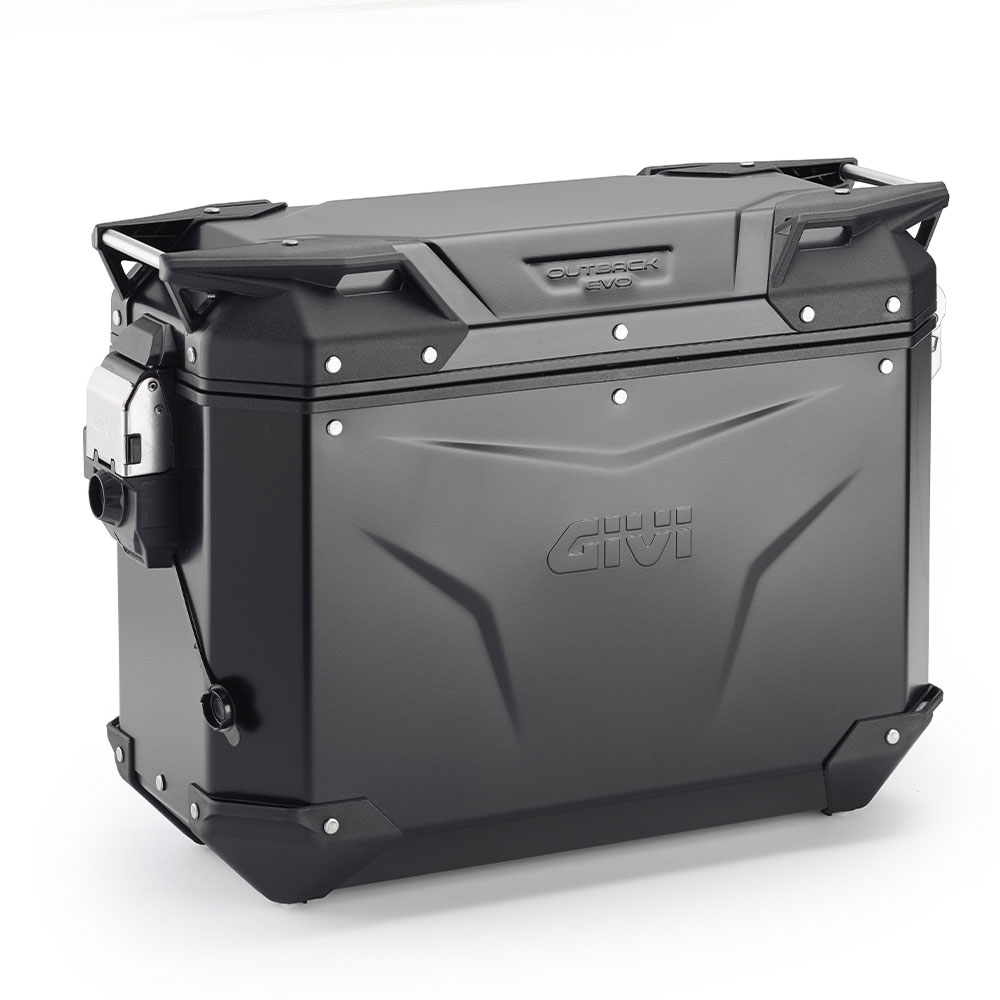 OBKEV37BL GIVI TREKKER OUTBACK EVO SMART 37 BLACK LINE ALU crni levi Monokey Cam Side bočni kofer 37 litara