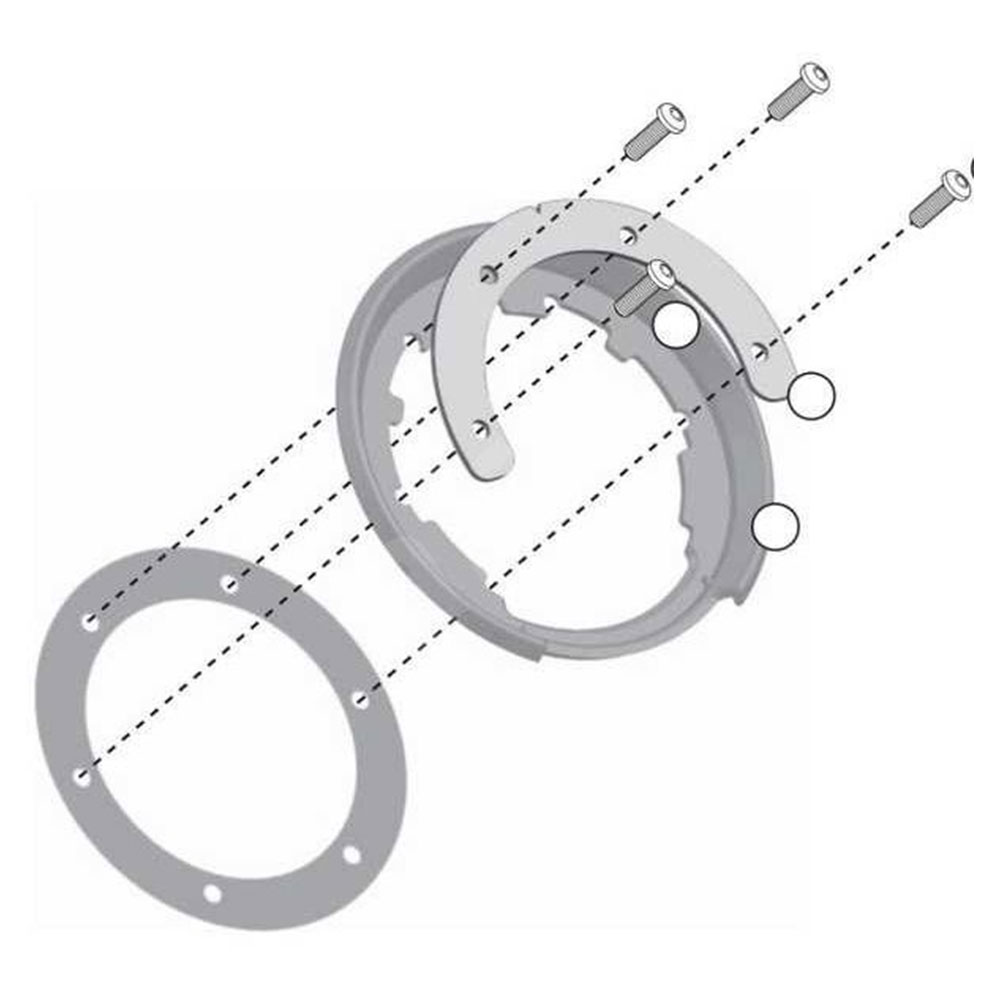 BF11K KAPPA BF11K Nosač Tanklock torbe BMW R 1200 GS (13-18)