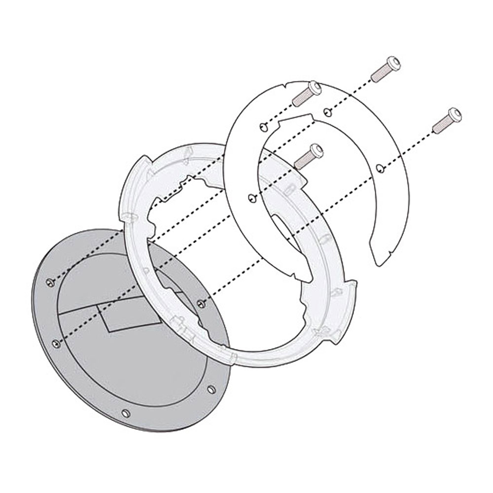 BF85K KAPPA BF85K Nosač Tanklock torbe za KOVE 510X (24-)