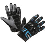 Moto rukavice MX TOP kratke crno plave MODEKA