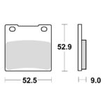 TRW MCB531 Disk pločice za motocikle (ORGANIC)