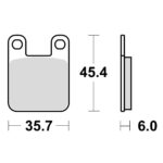 TRW MCB535 Disk pločice za motocikle (ORGANIC)