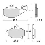 TRW MCB662SH Disk pločice za motocikle (SINTER)