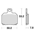 TRW MCB700 Disk pločice za motocikle (ORGANIC)