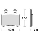 TRW MCB735 Disk pločice za motocikle (ORGANIC)