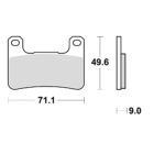 TRW MCB752CRQ Disk pločice za motocikle (TRACK – CARBON)