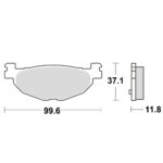 TRW MCB768SRM Disk pločice (MAXI – SCOOTER SINTER)