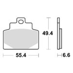 TRW MCB886SRM Disk pločice (MAXI – SCOOTER SINTER)