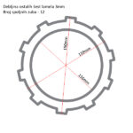 TRW MCC115-7 Lamele set - Слика 3