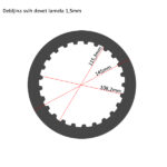 TRW MES341-9 Lamele metalne set