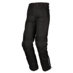 Modeka Khao Air Pantaloni Moto In Tessuto – Nero/Grigio Chiaro, Taglia L, Modello A Gamba Dritta