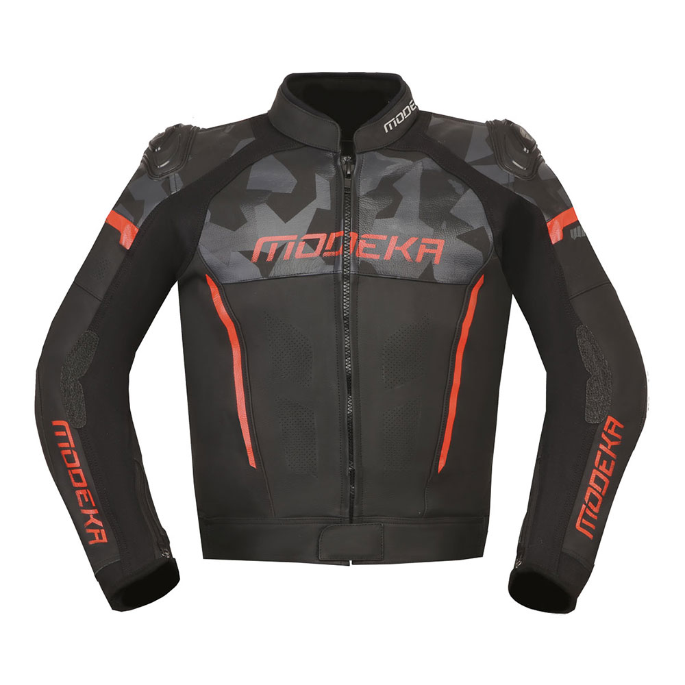 ad2087a8-fcee-47e2-b9ca-1f20f8032283 Moto jakna VALYANT kožna crno crvena MODEKA