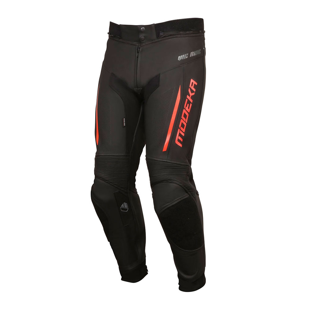 44e66e93-3364-46c9-9af5-806692951977 Moto pantalone kožne VALYANT crno crvene MODEKA