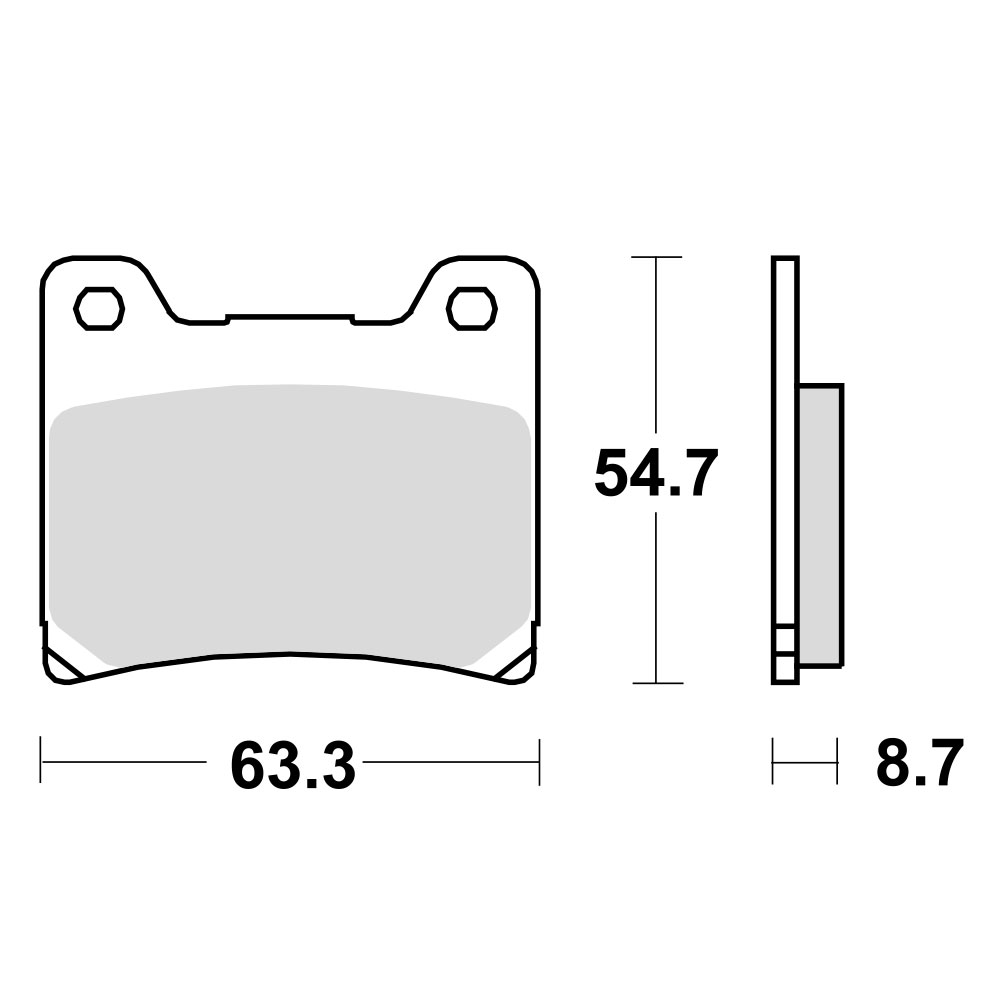MCB530SH TRW MCB530SH Disk pločice za motocikle ( SINTER )
