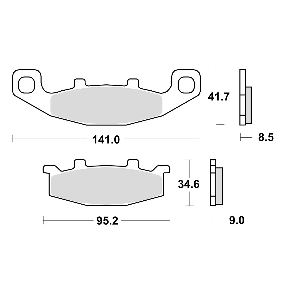 MCB569SH TRW MCB569SH Disk pločice za motocikle (SINTER)