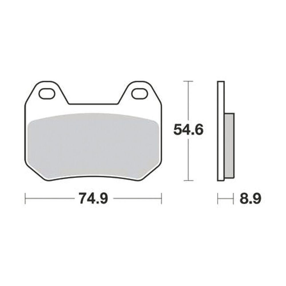 MCB713 TRW MCB713 Kočione pločice za motocikle (ORGANIC)