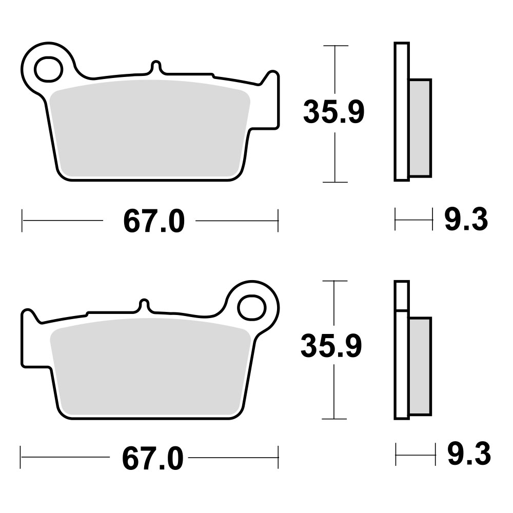 MCB739SI TRW MCB739SI Disk pločice za motocikle (SINTER)