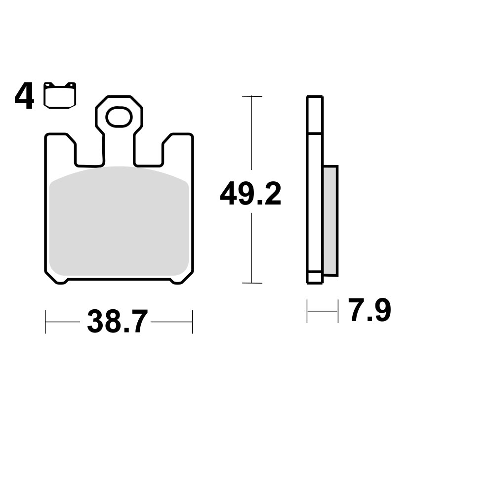 MCB742SV TRW MCB742SV Disk pločice za motocikle (SINTER)