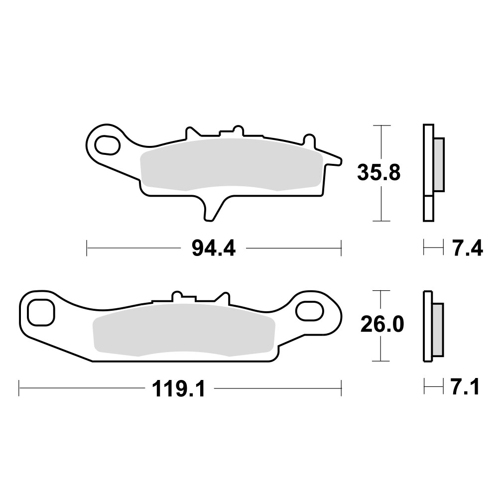 MCB758SI TRW MCB758SI Disk pločice za motocikle (SINTER)