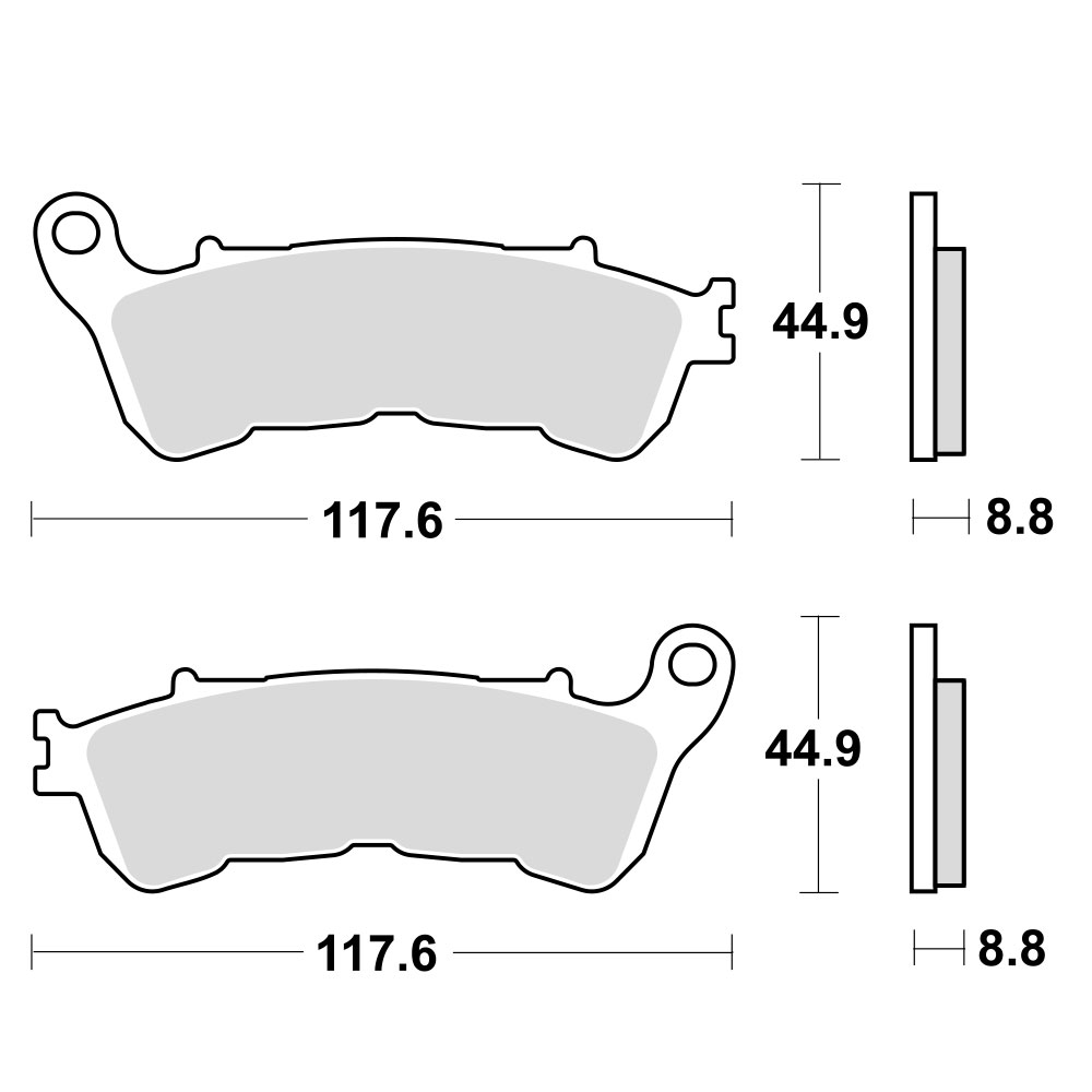 MCB776SV TRW MCB776SV Disk pločice za motocikle (SINTER)