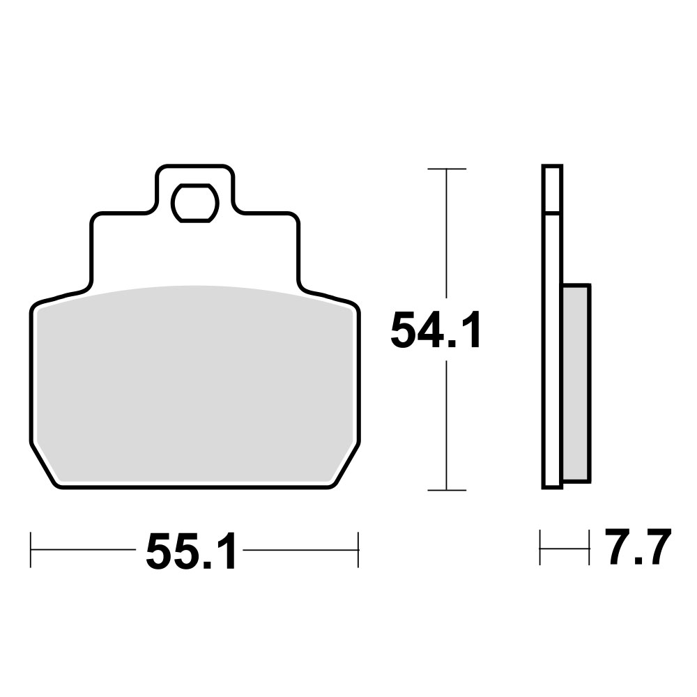 MCB782SRM TRW MCB782SRM Disk pločice (MAXI – SCOOTER SINTER)
