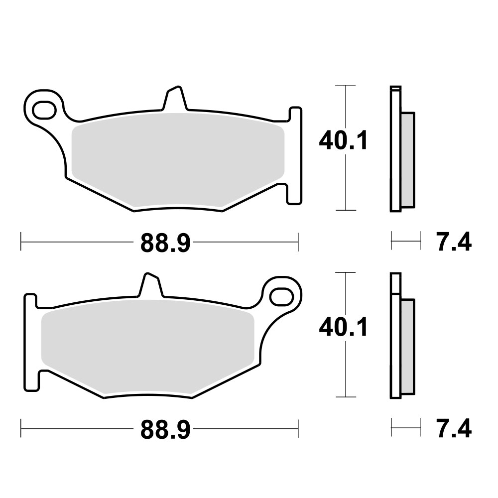 MCB783SH TRW MCB783SH Disk pločice za motocikle (SINTER)