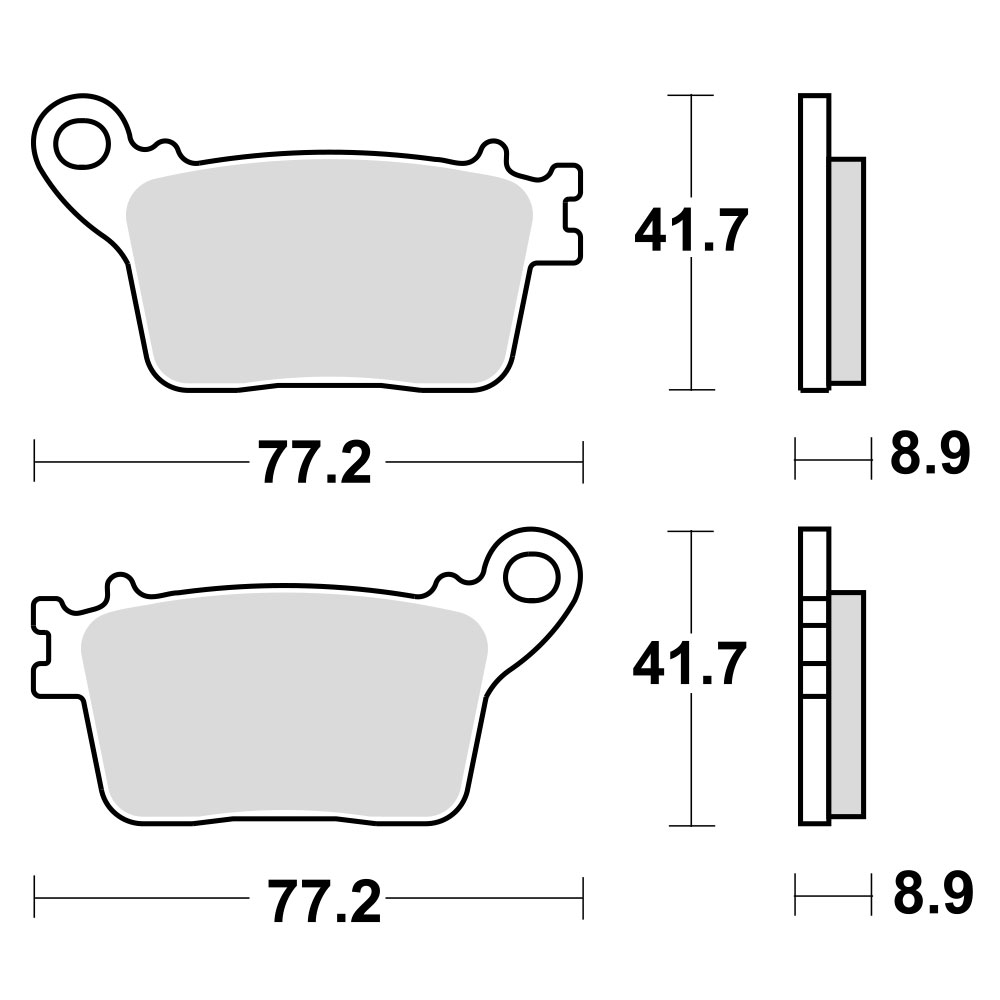 MCB784SH TRW MCB784SH Disk pločice za motocikle (SINTER)