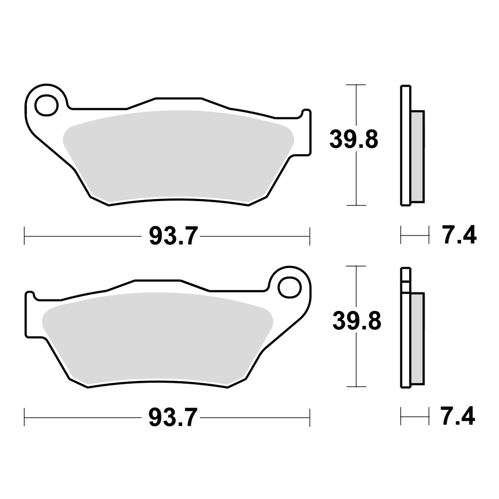MCB786SRM TRW MCB786SRM Disk pločice (MAXI – SCOOTER SINTER)