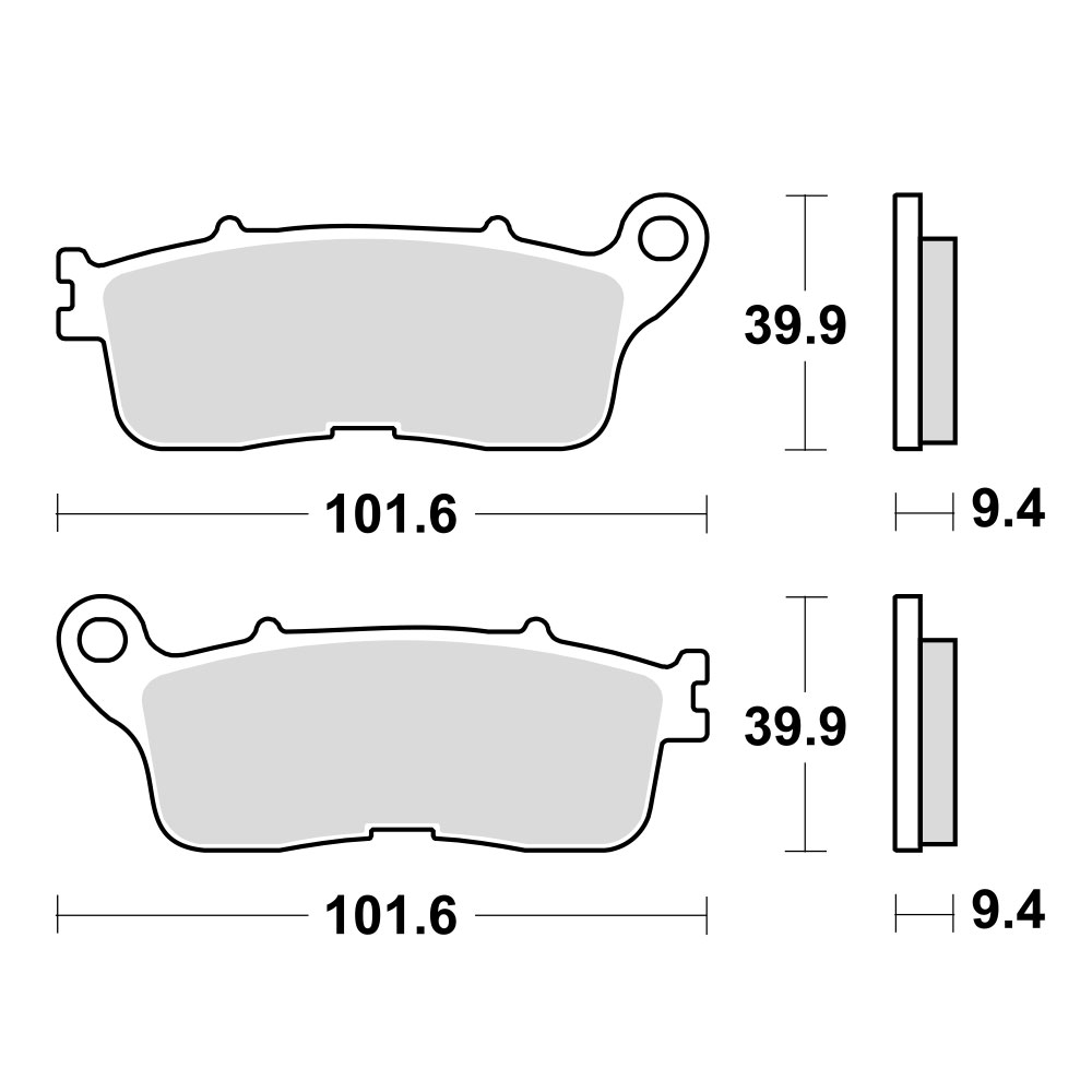MCB848SH TRW MCB848SH Disk pločice za motocikle (SINTER)