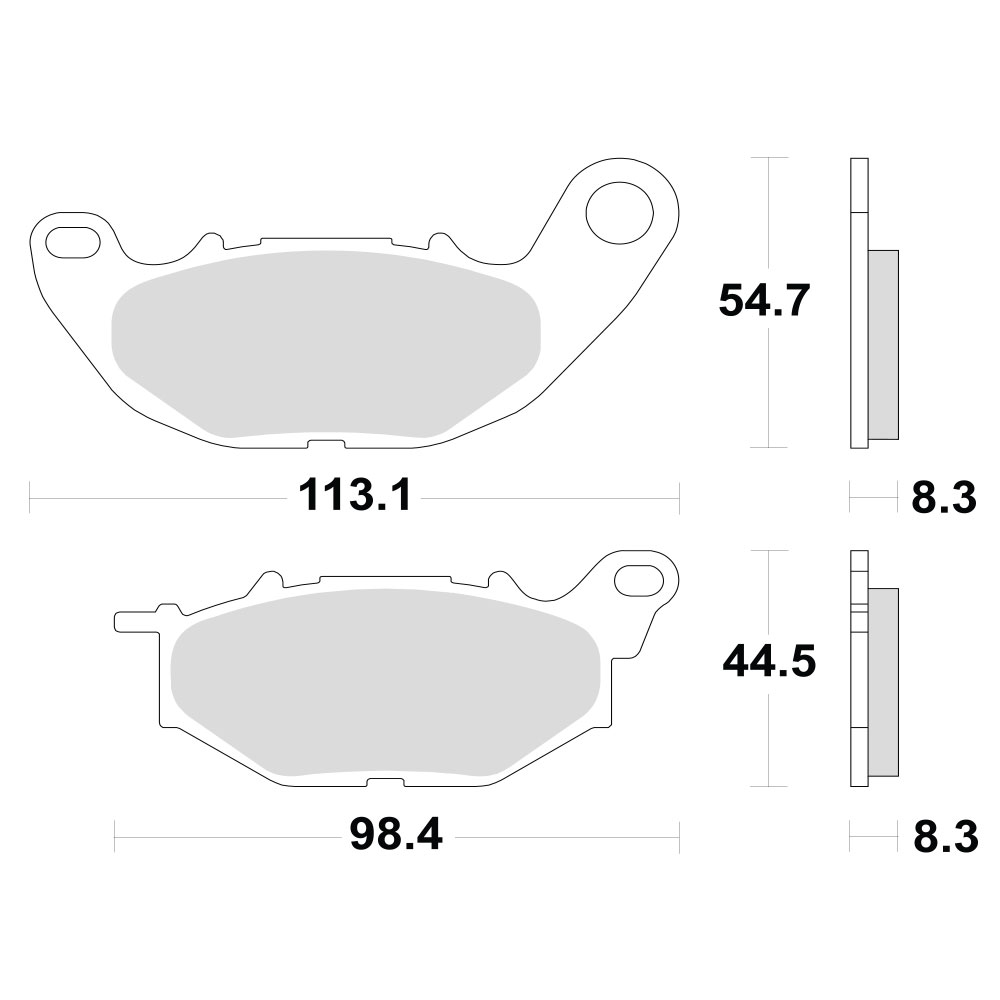 MCB878 TRW MCB878 Kočione pločice za motocikle (ORGANIC)
