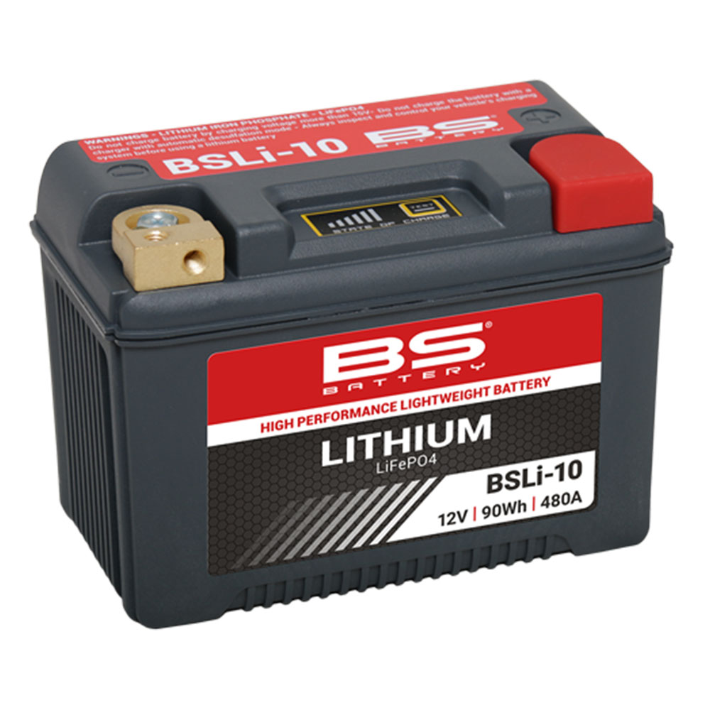 BSLI-10 BS akumulator LITHIUM 12V 90Wh 480A litijumski desni plus (148x86x105) - Слика 1
