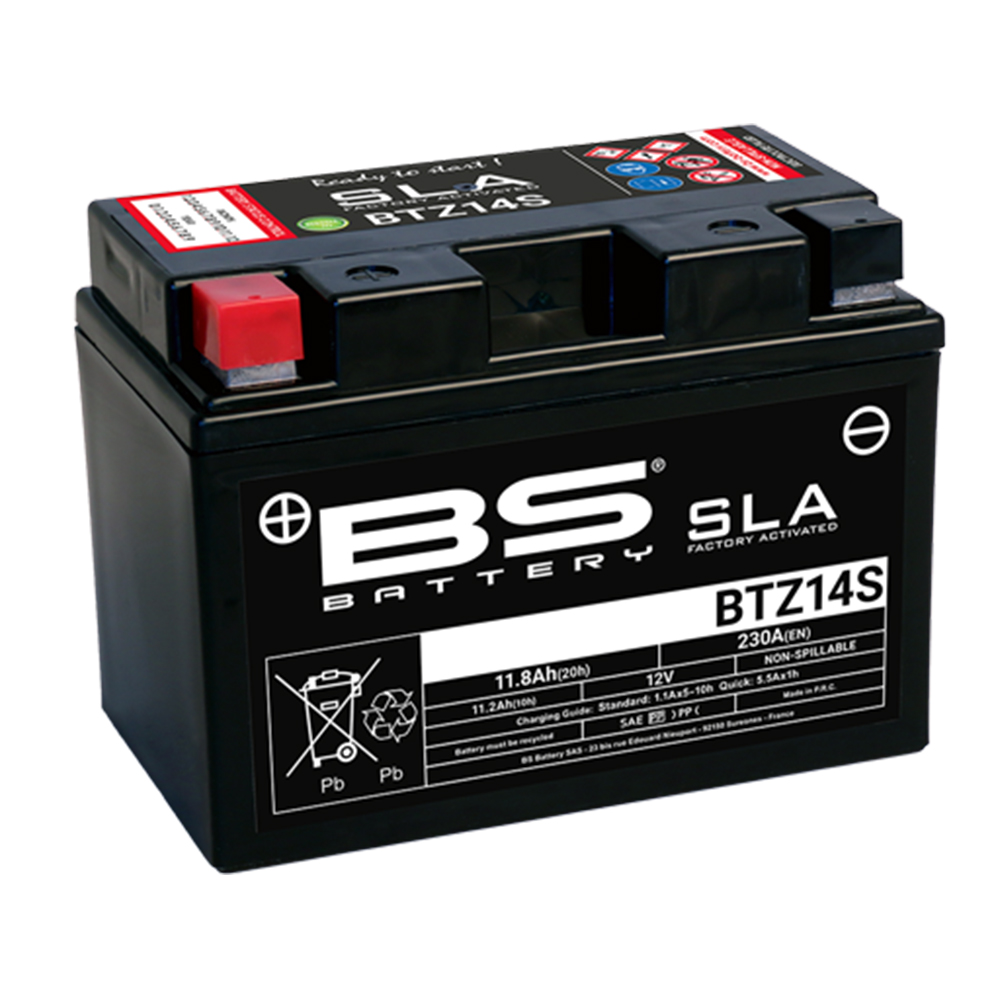 BTZ14S-FA BS akumulator BTZ14S-FA 12V 11.2Ah 230A SLA levi plus (150x87x110) - Слика 1