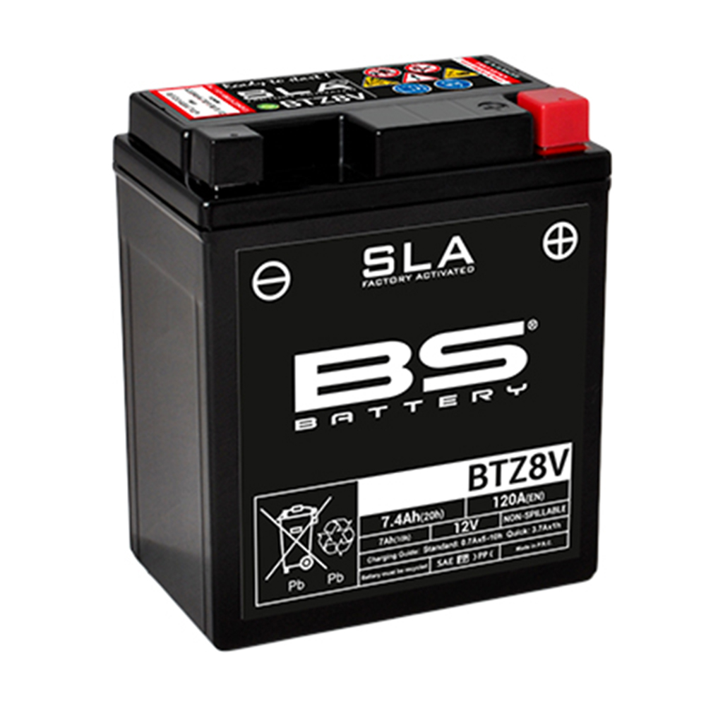BTZ8V-FA BS akumulator BTZ8V-FA 12V 7Ah 120A SLA desni plus (113x70x130) - Слика 1