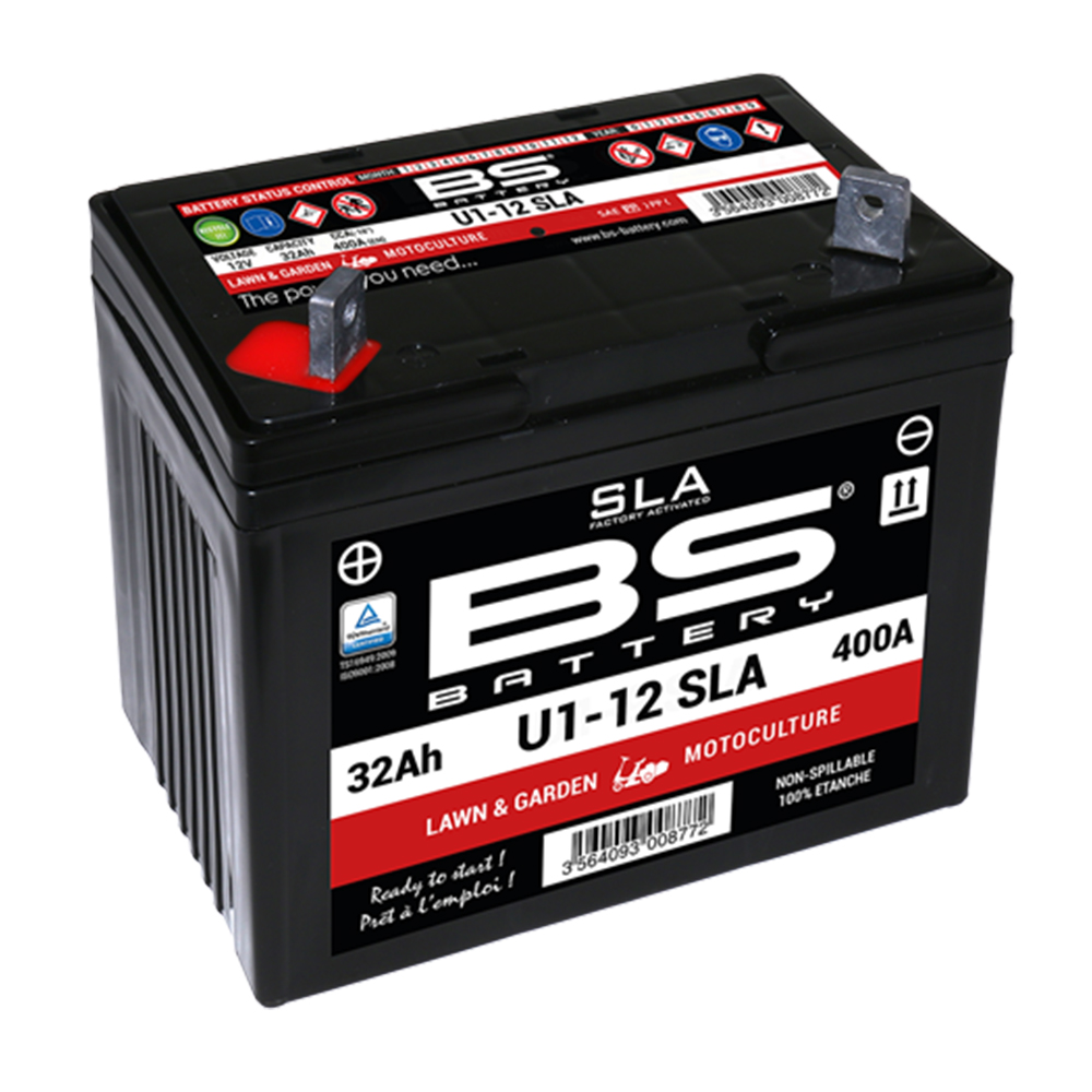 U1-12-FA BS akumulator baterija 12V 32Ah 400A SLA levi plus (195x125x176) - Слика 1