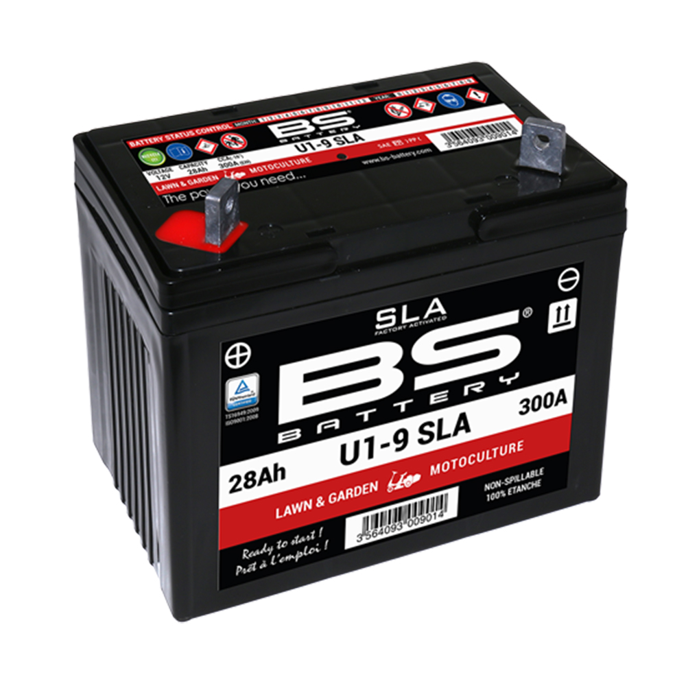 U1-9-FA BS akumulator baterija U1-9-FA 12V 28Ah 300A SLA levi plus (195x125x176)