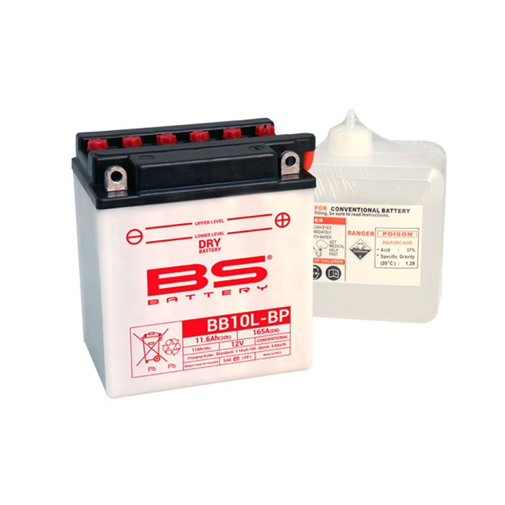 BB10L-BP BS akumulator BB10L-B-P 12V 11Ah 165A sa kiselinom desni plus (135x90x145)