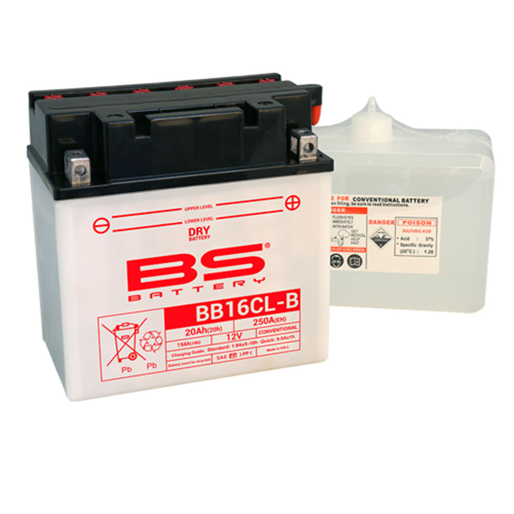 BB16CL-B BS akumulator BB16CL-B-SM 12V 19Ah 250A sa kiselinom desni plus (175x100x155)