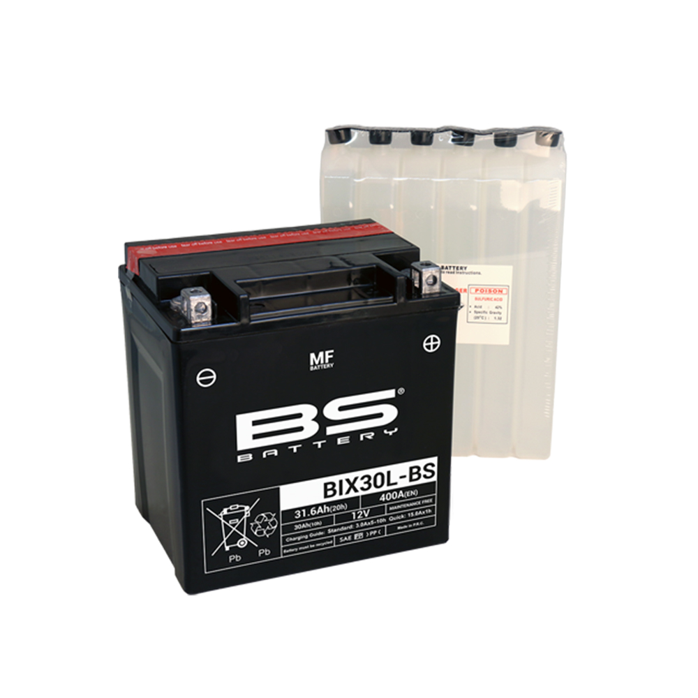 BIX30L-BS BS akumulator BIX30L-BS 12V 30Ah 400A gel desni plus (165x125x175)