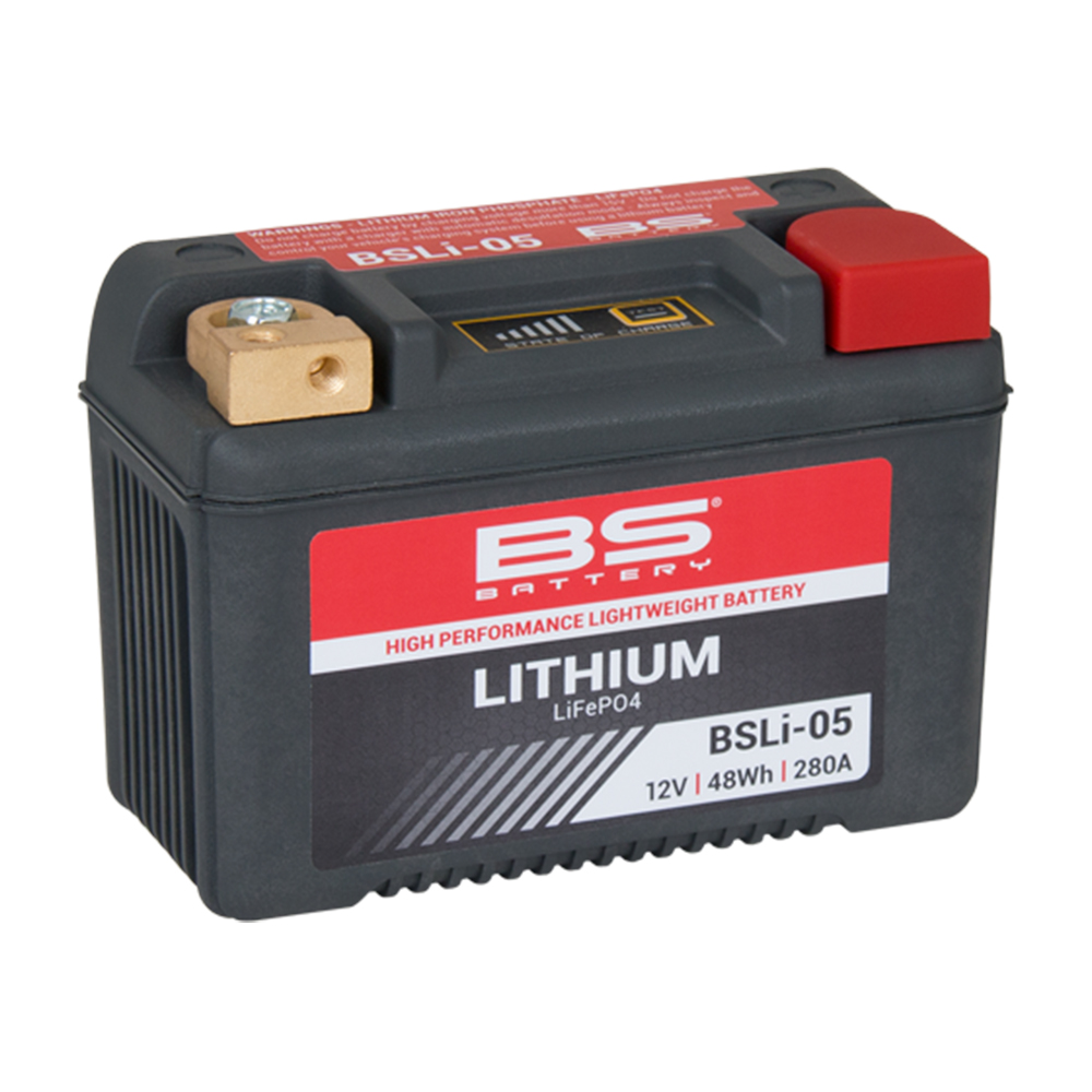 BSLI-05 BS akumulator LITHIUM 12V 48Wh 280A litijumski desni plus (134x65x92)
