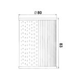 Hiflo HF126 Filter ulja
