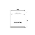 Hiflo HF138RC (RACING) Filter ulja