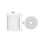Hiflo HF142 Filter ulja