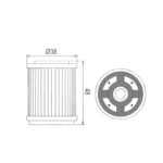 Hiflo HF143 Filter ulja