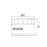 Hiflo HF147 Filter ulja