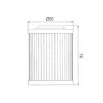 Hiflo HF152 Filter ulja Bombardier,Can-Am,Hisun,CF moto
