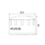 Hiflo HF164 Filter ulja